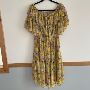 Chelsea28 off the shoulder midi dress, size 16